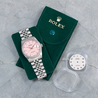 Rolex Datejust 36 Rosa Candy Custom Jubilee 16220 Marshmallow - Doppio Quadrante